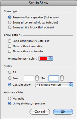 create a slide show with powerpoint for mac 2011